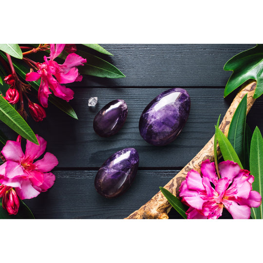 Amethyst Yoni Eggs - Kegal Balls