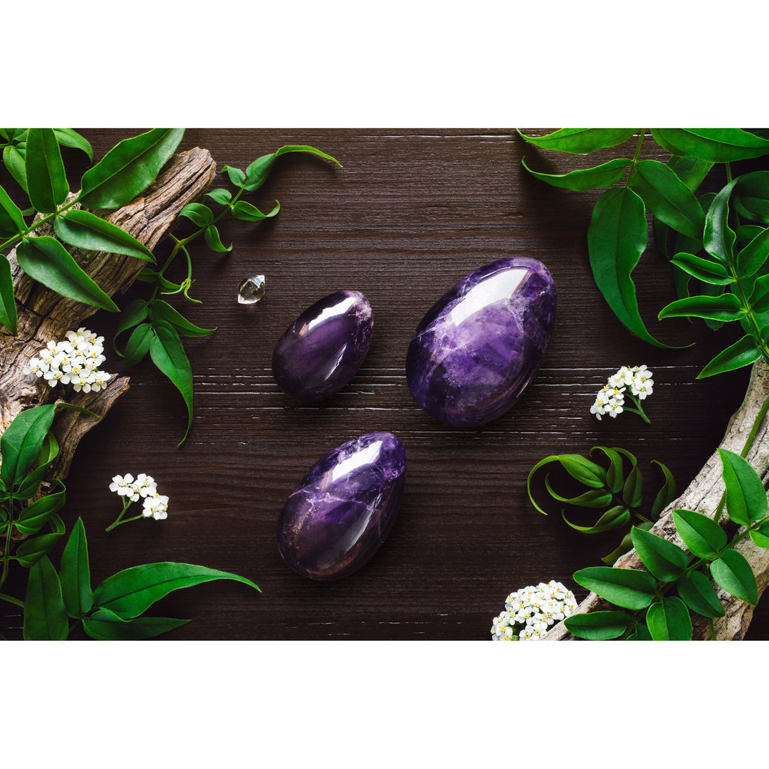 Amethyst Yoni Eggs - Kegal Balls