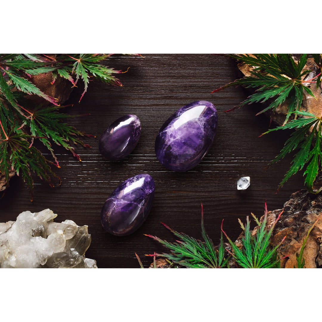 Amethyst Yoni Eggs - Kegal Balls
