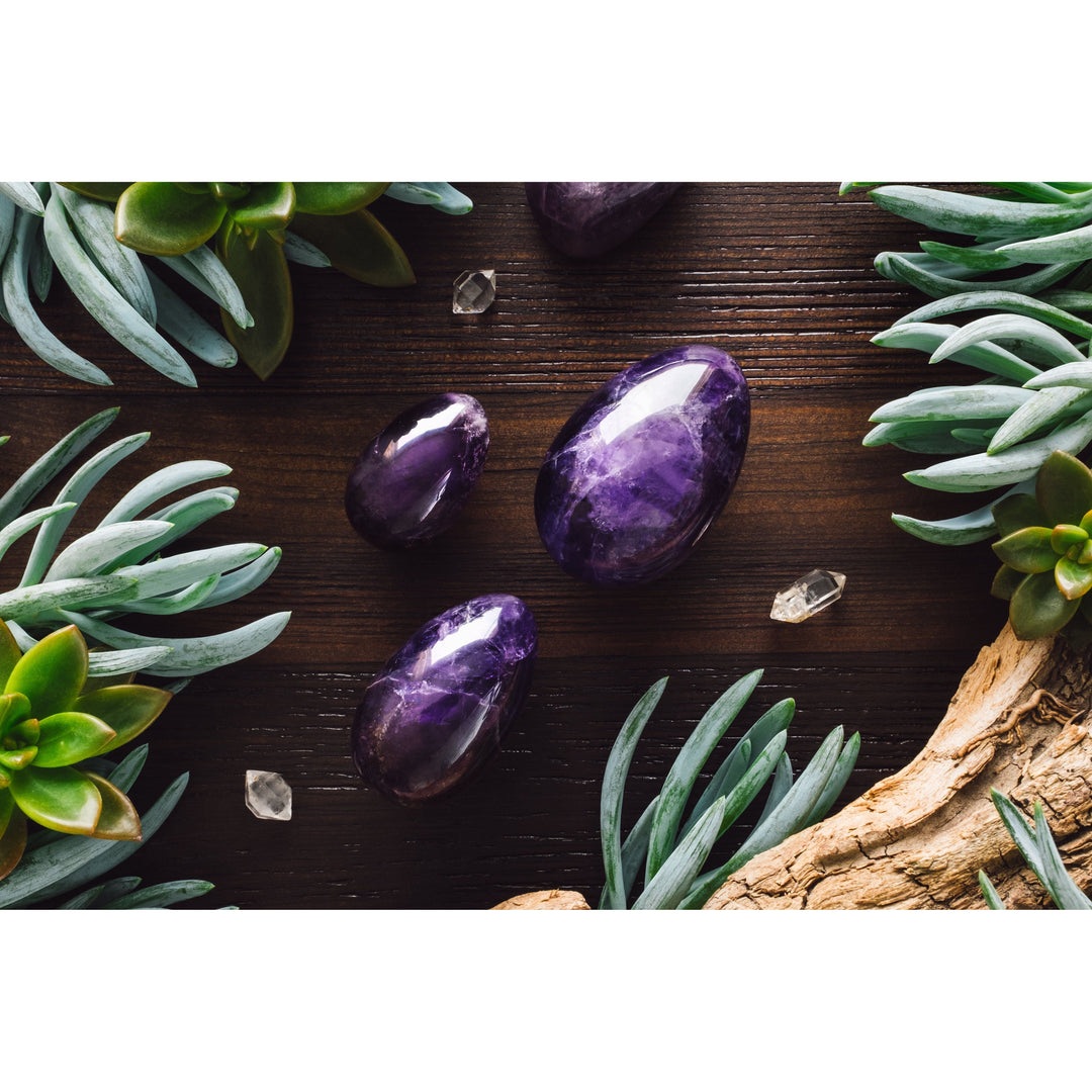 Amethyst Yoni Eggs - Kegal Balls