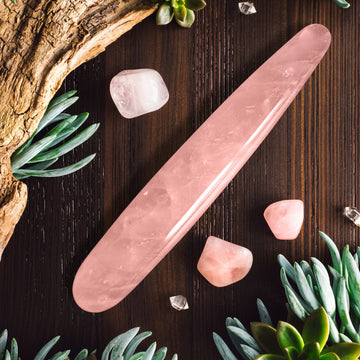 Rose Quartz Yoni Wand
