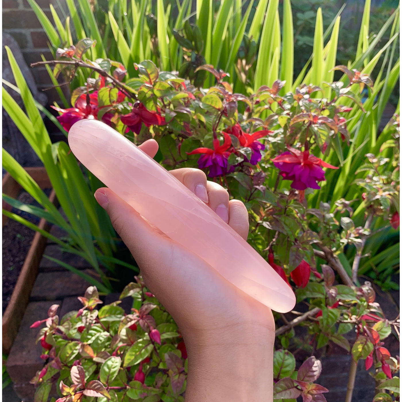 Rose Quartz Yoni Wand