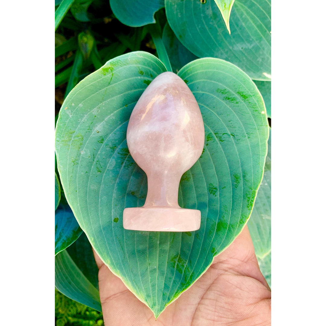 Rose Quartz Large Butt Plug