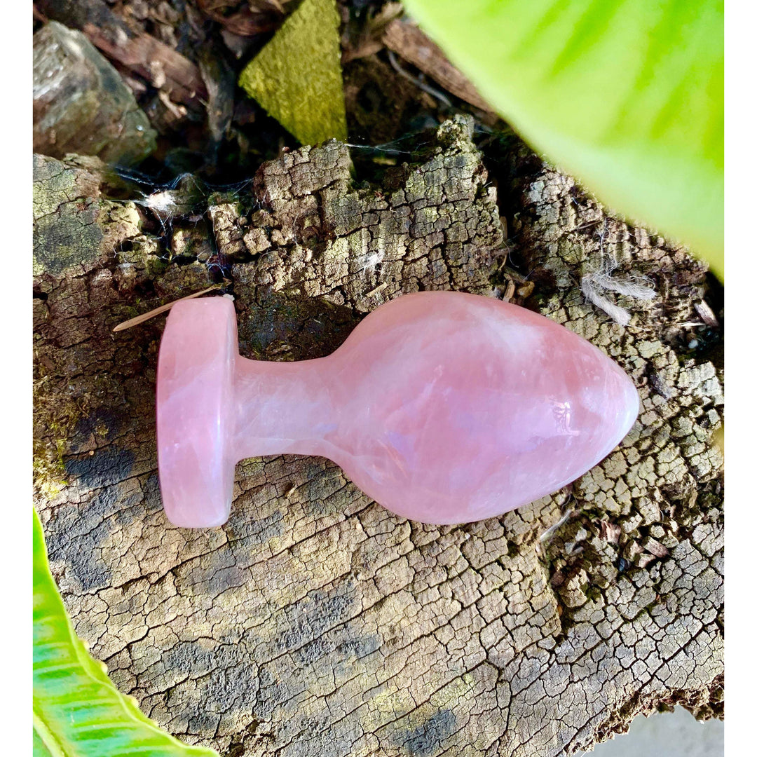 Rose Quartz Large Butt Plug Rose Quartz Large Butt Plug