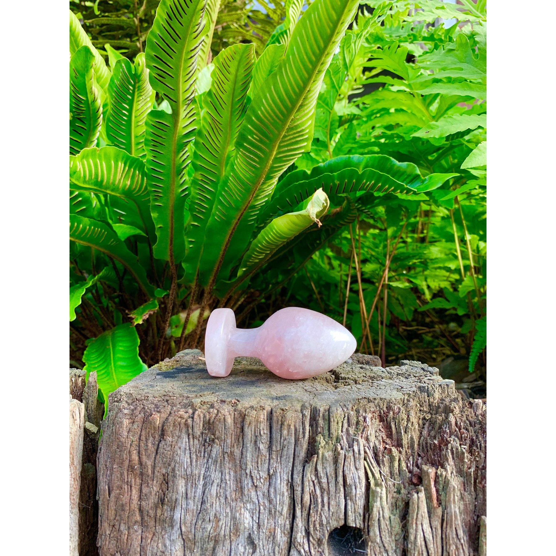 Rose Quartz Large Butt Plug Rose Quartz Large Butt Plug