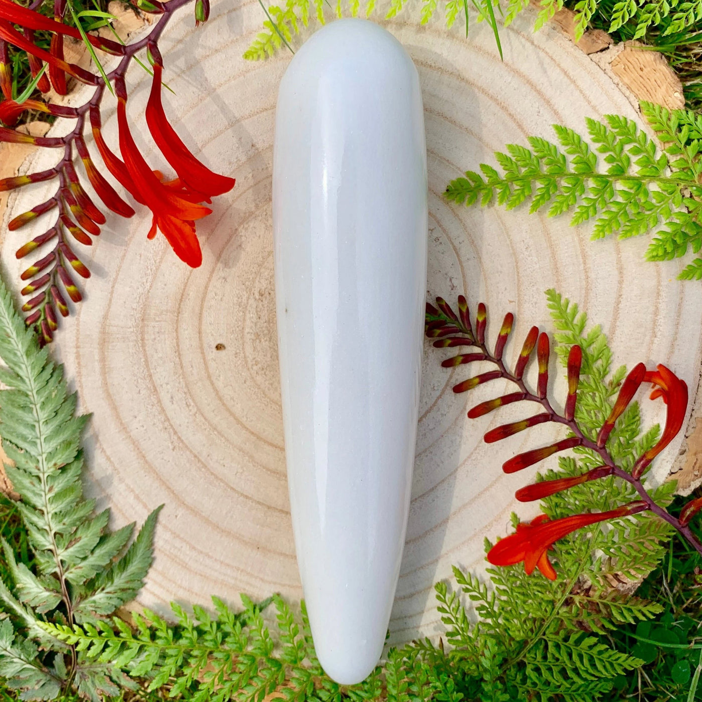 White Jade Yoni Wand