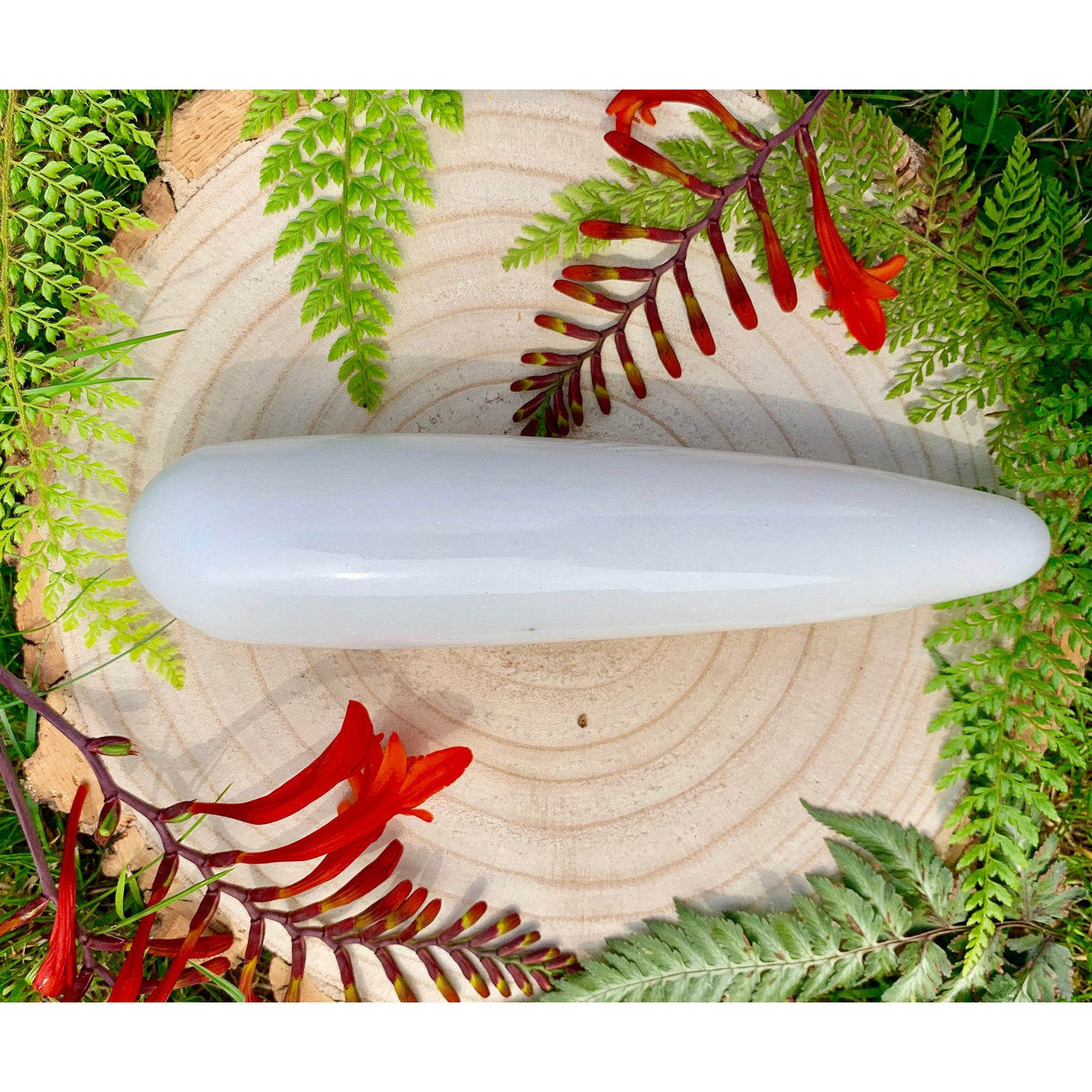 White Jade Yoni Wand