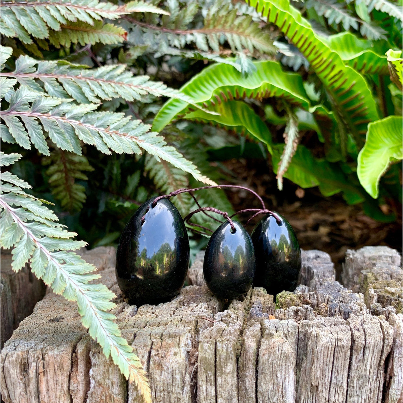 black obsidian yoni eggs